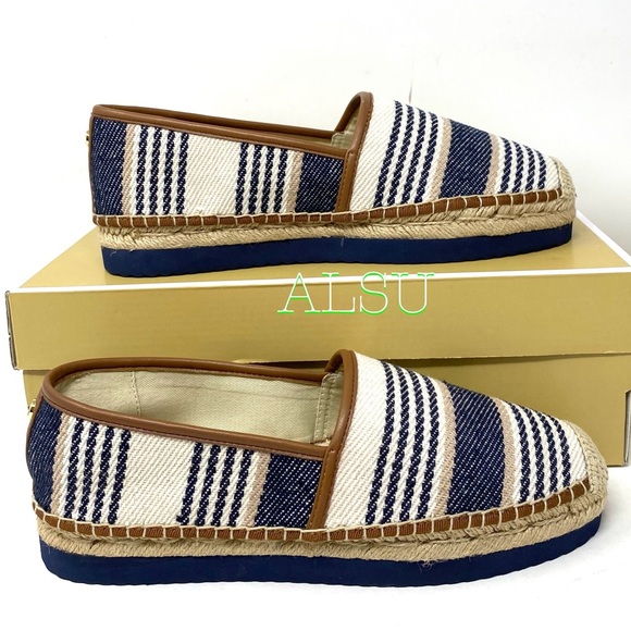 Michael Kors Mathilde Espadrille Canvas Navy Women - Picture 5 of 10